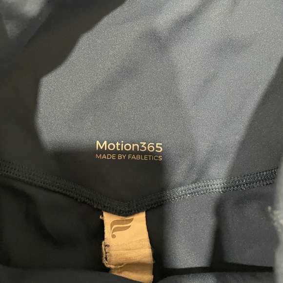 Blue Motion365 FABLETICS Athletic Ankle Leggings Size M - Picture 3 of 6